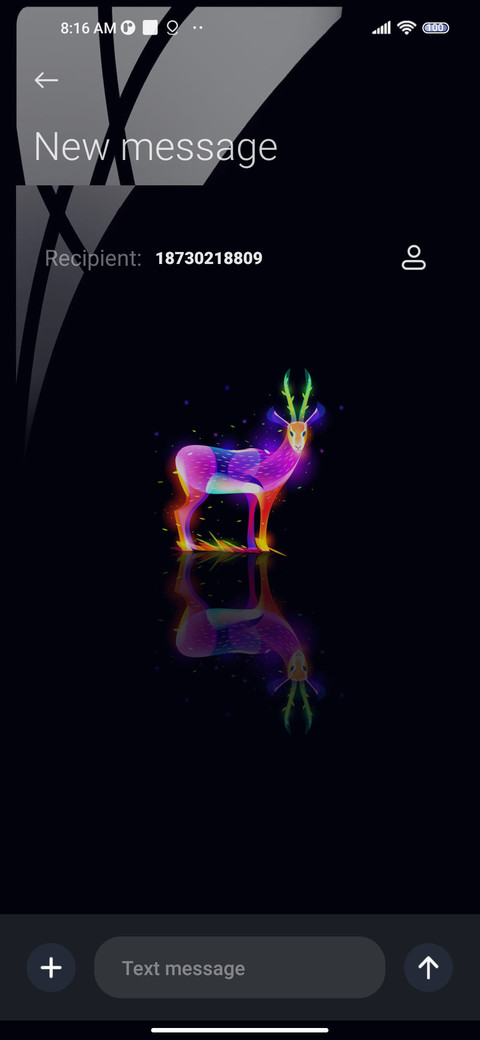 Minimalist deer screenshot
