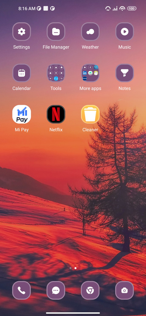 Sunset screenshot