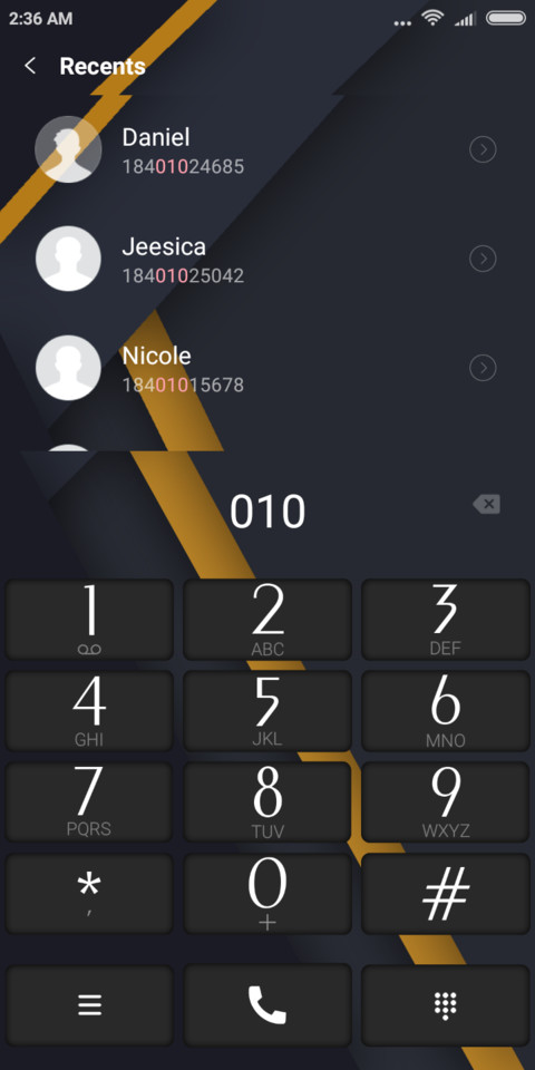 impression screenshot