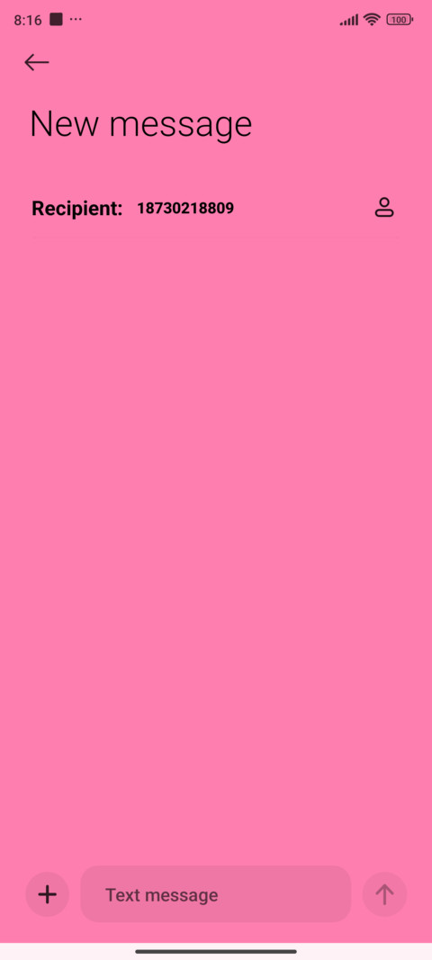 Black Pink Clock screenshot