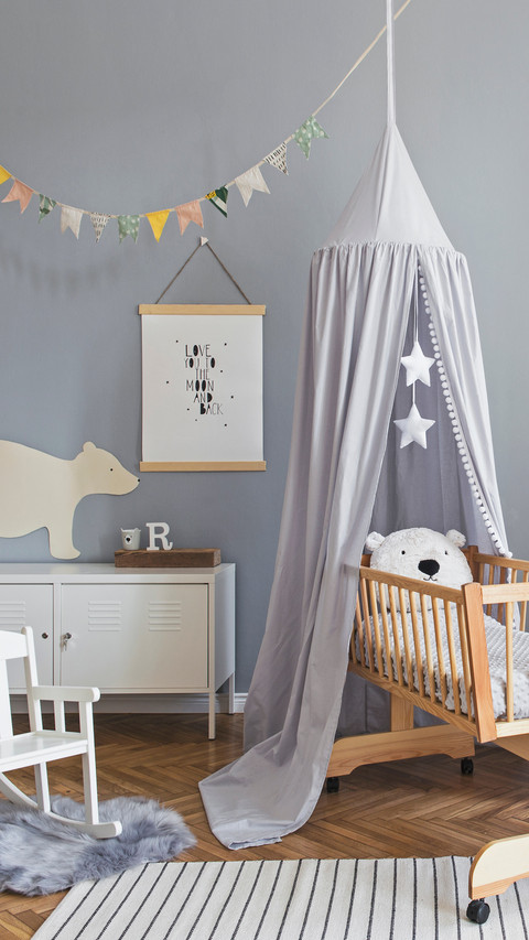 Newborn Baby Room with Accessories and Teddy Bears screenshot