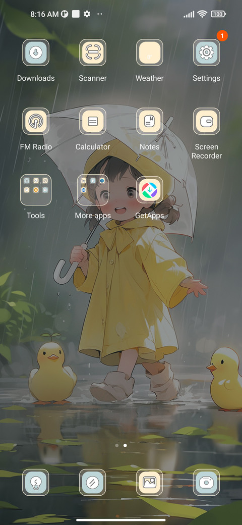 Rainy Days Girl screenshot