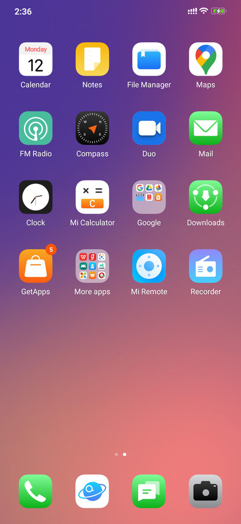 iOS classic screenshot