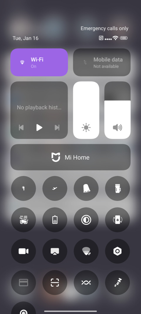 Simple Purple UI screenshot