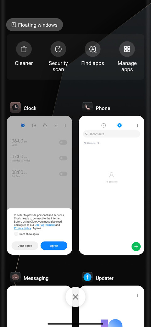 Folding space screenshot