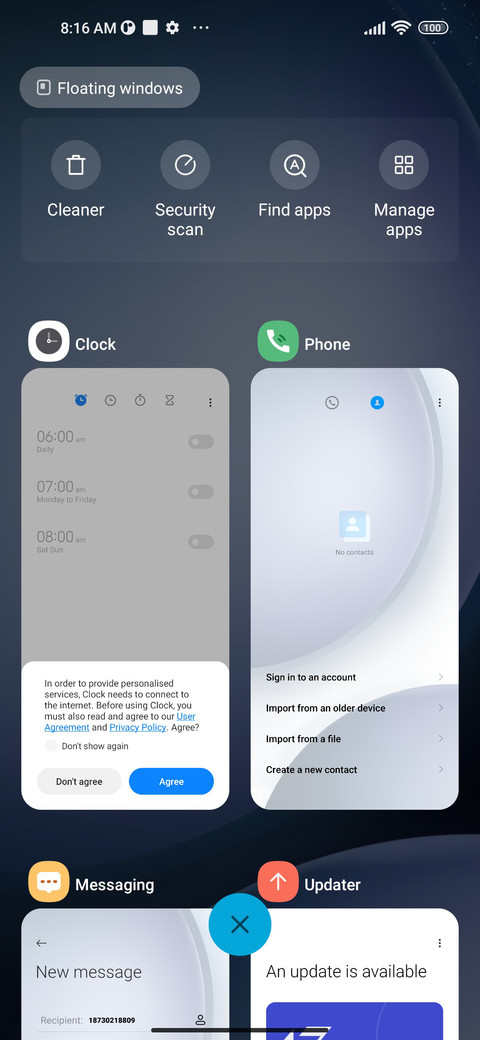 Blue Aperture screenshot