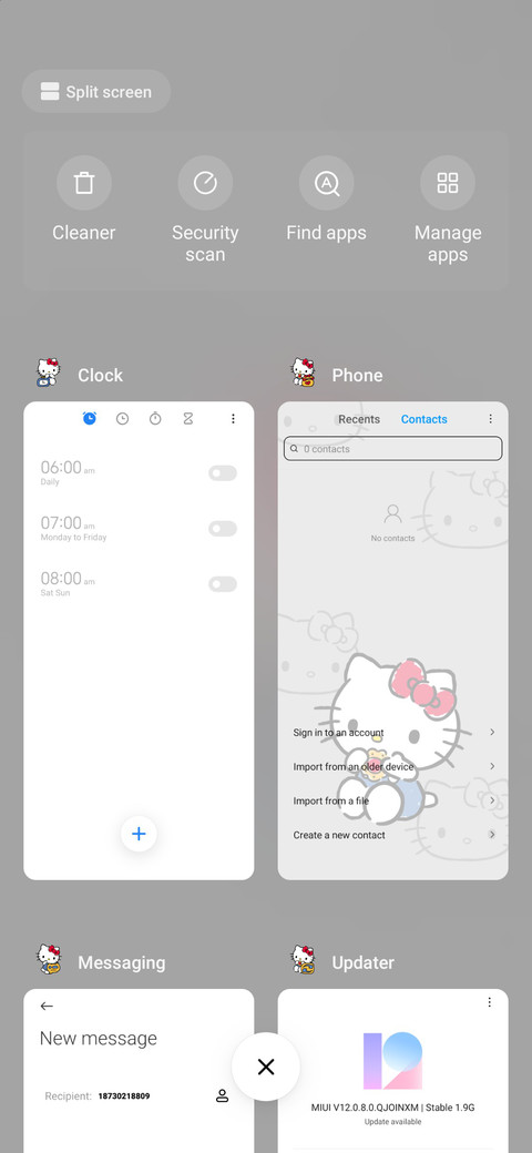 Colorful cute screenshot