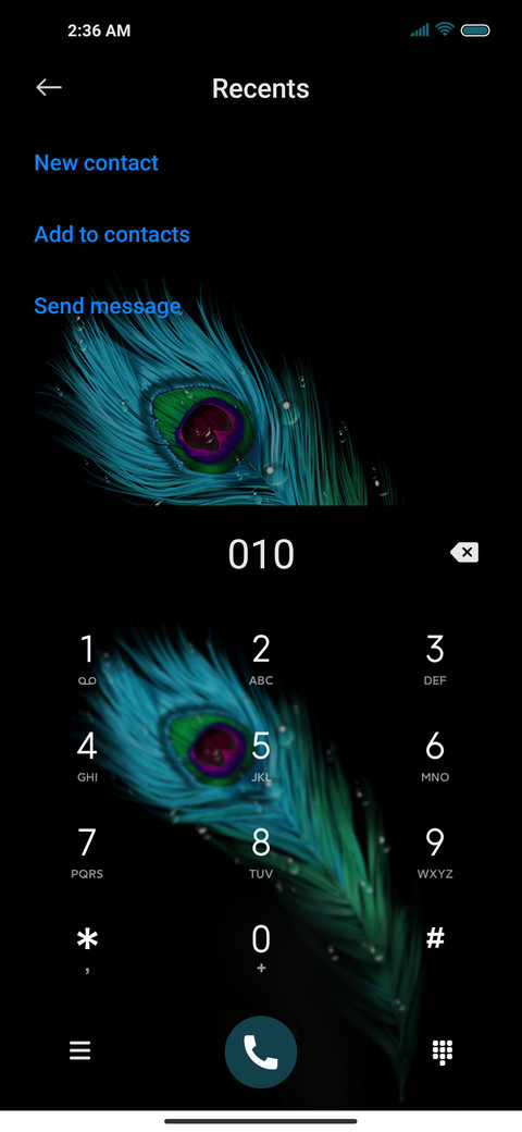 Luxury feather screenshot