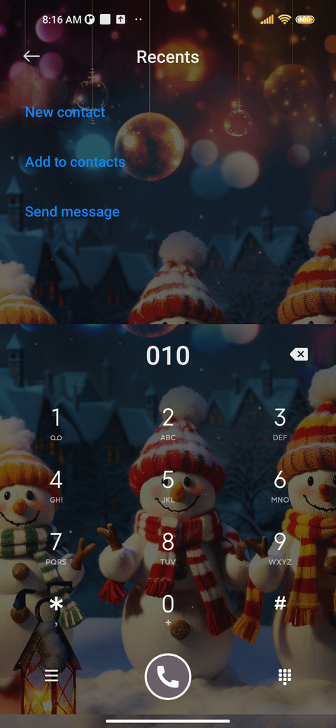 Christmas village screenshot