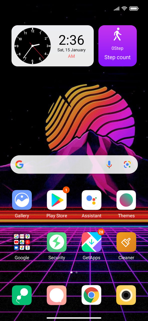 Memory screenshot