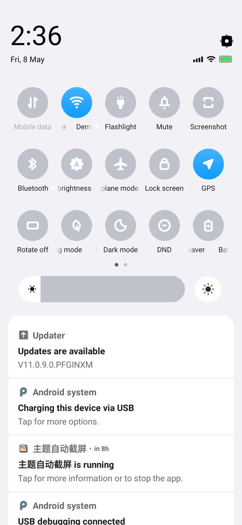 Xui Pro Blue screenshot