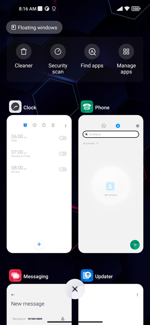Xenon UI screenshot