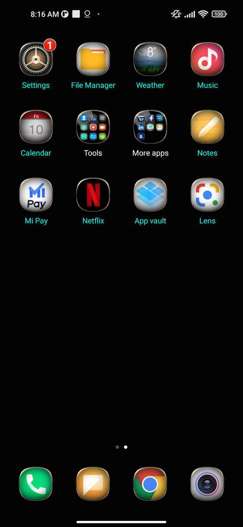 Visia screenshot