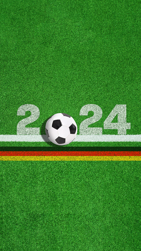 Concept of soccer ball, sport games, football match screenshot