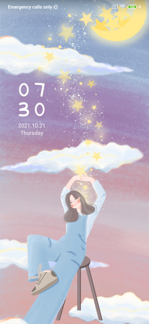 Stars fall screenshot