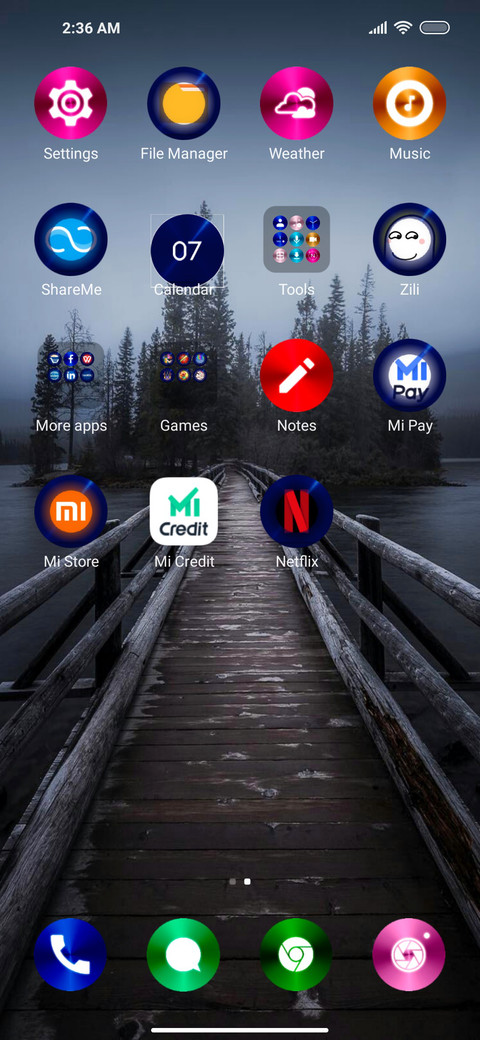 metalic v2 miui12 screenshot