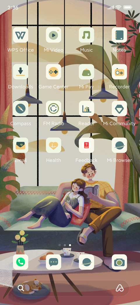 warm illustration screenshot