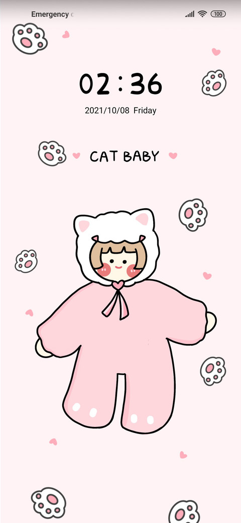 Pink cat girl screenshot