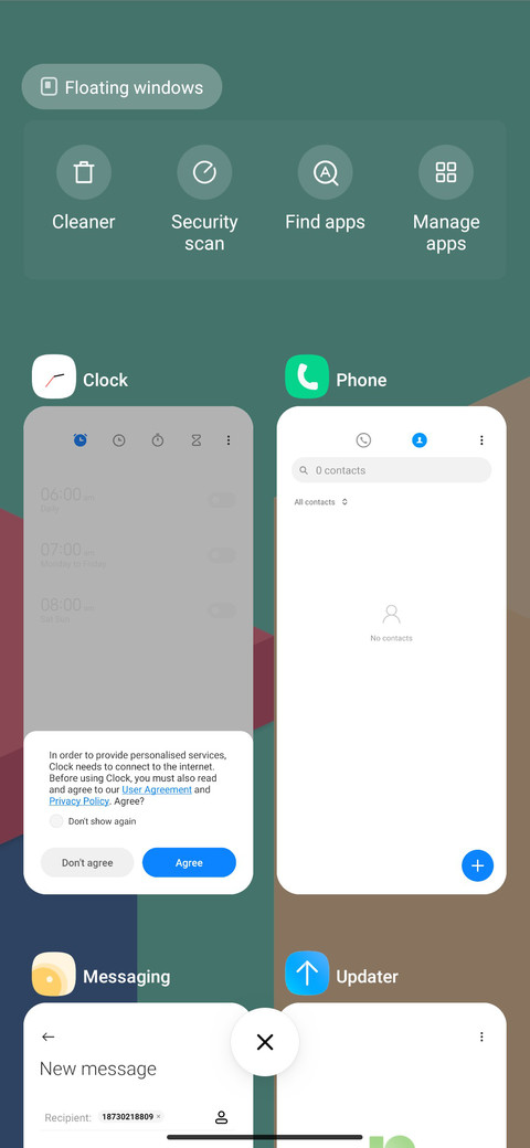 Float screenshot