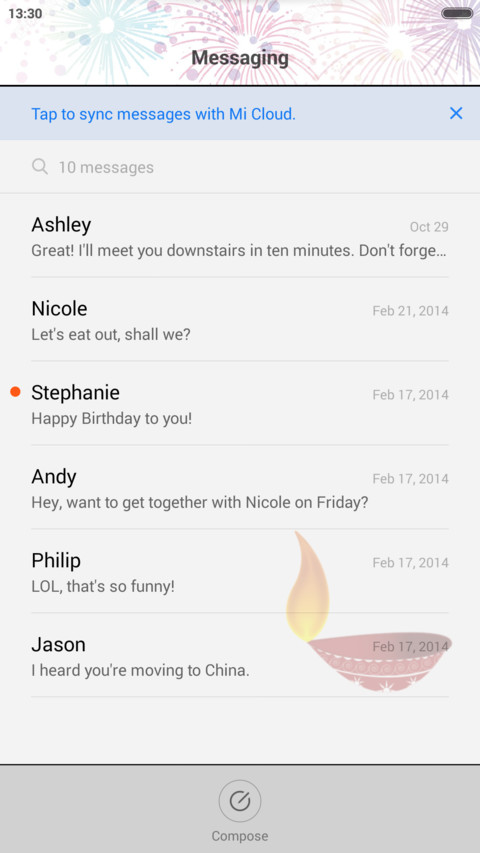 Diwali Theme 2015 screenshot