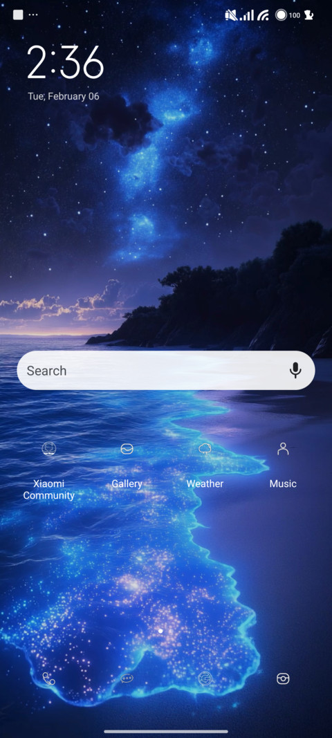 Blue Glow Beach screenshot