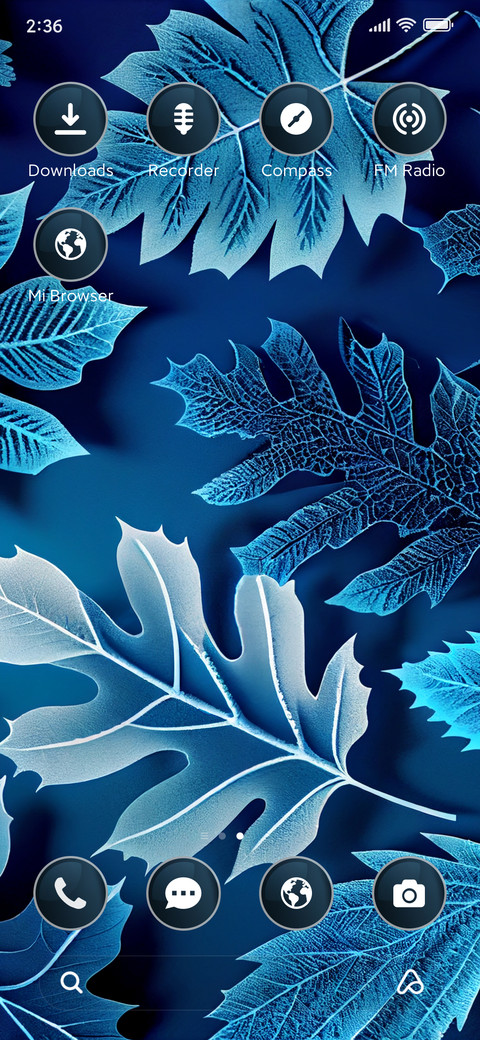 neon leafs screenshot