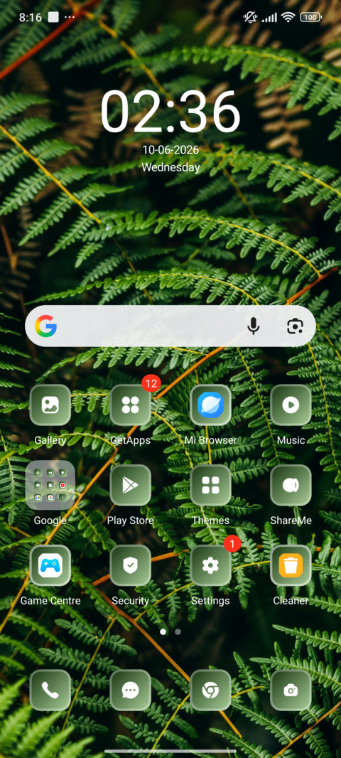 Greenery screenshot