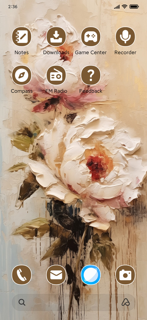 Canvas flower screenshot