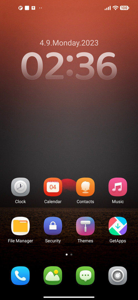 Sunrise screenshot