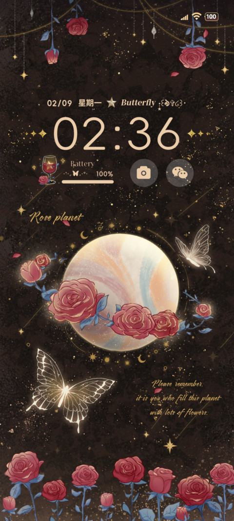浪漫复古玫瑰星球 screenshot