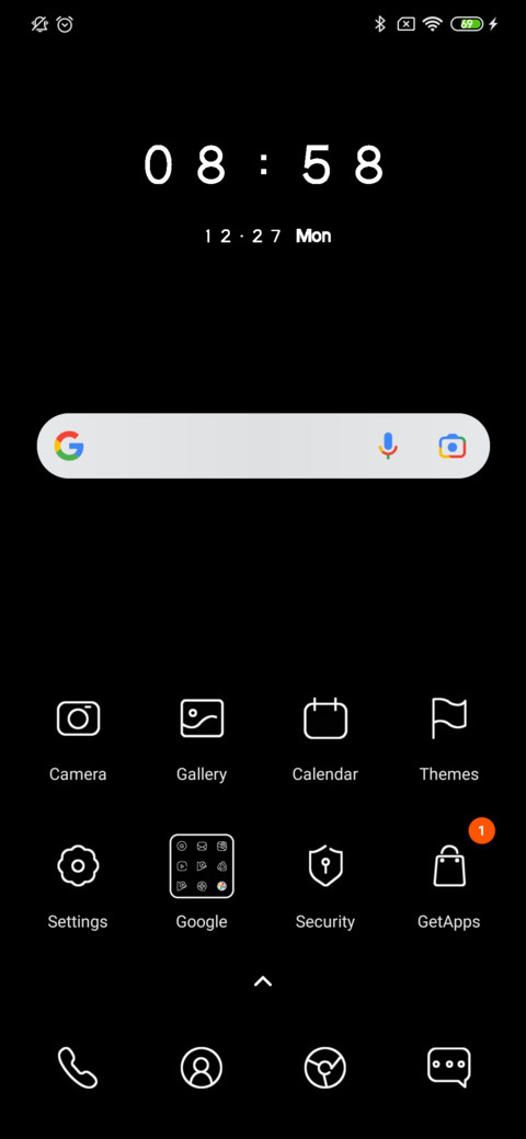 Lightning black screenshot