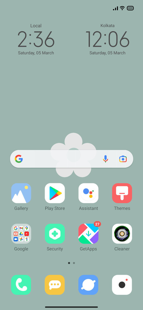 minimal screenshot