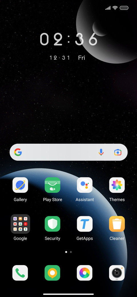 Sliding planet screenshot