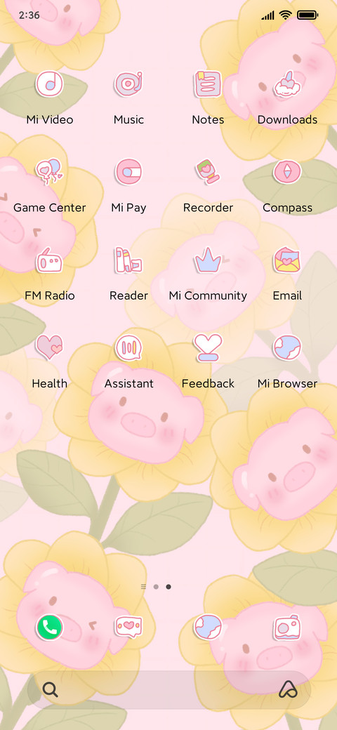 Healing sun pig screenshot