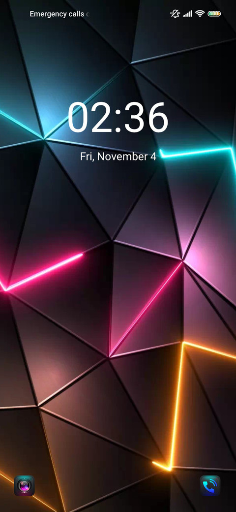 Dark neon triangle screenshot