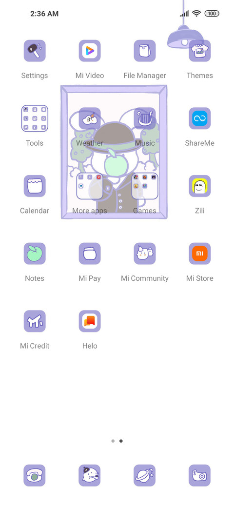 Art wall screenshot