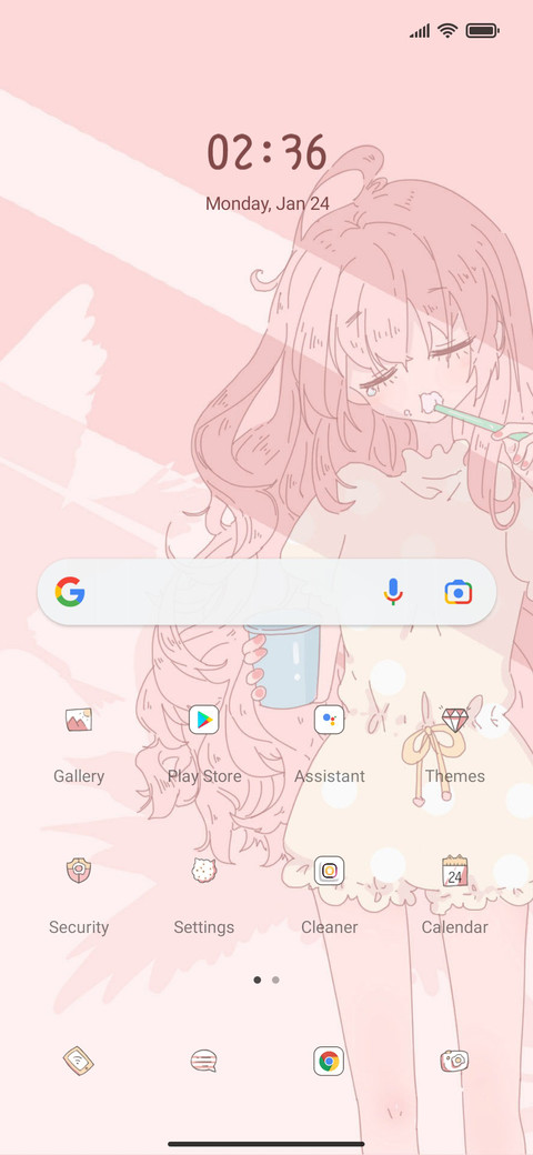 My lazy routine screenshot