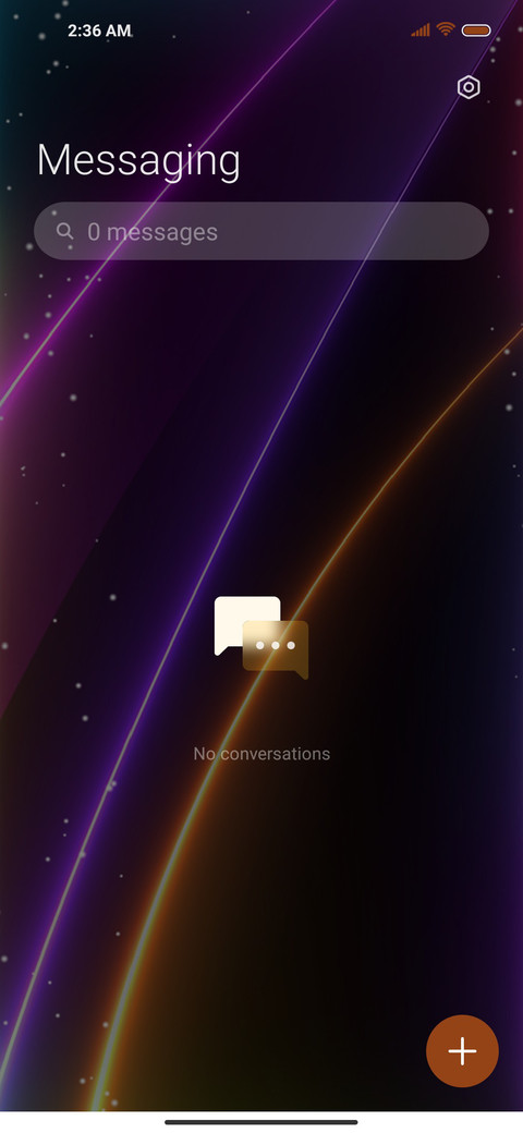 Rainbow lamp screenshot