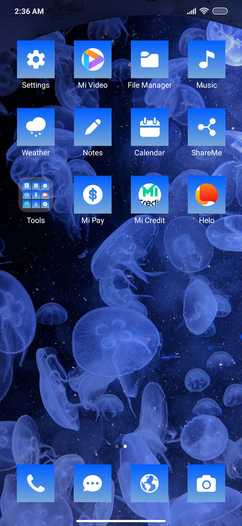 Blue screenshot