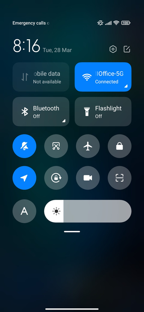 Blue screenshot