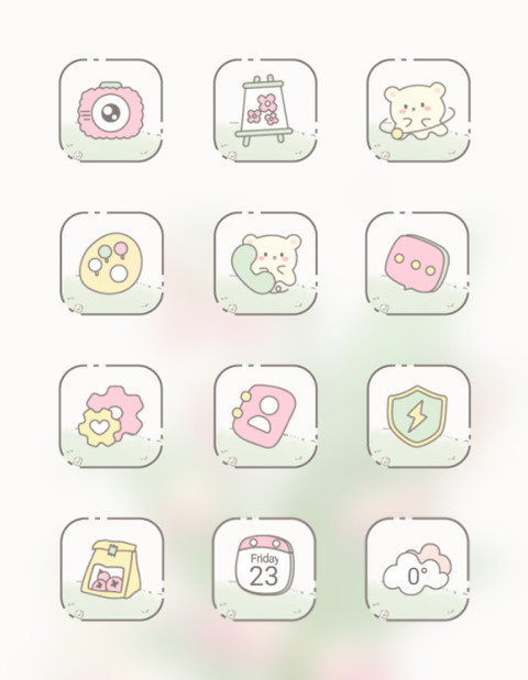 Bear and flower screenshot