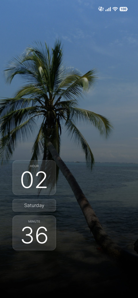 Tropical Blue screenshot