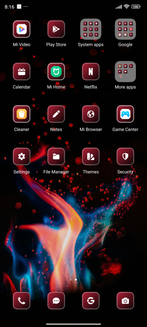 Flame screenshot