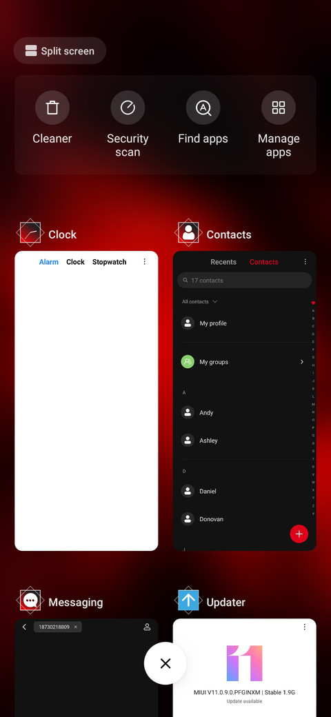Abstract color -Red_3MDS screenshot