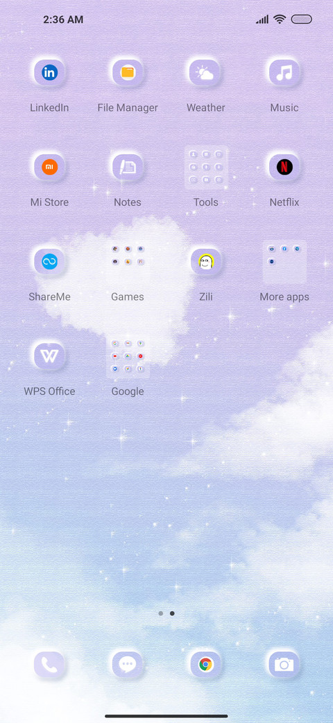 Pure and fresh screenshot