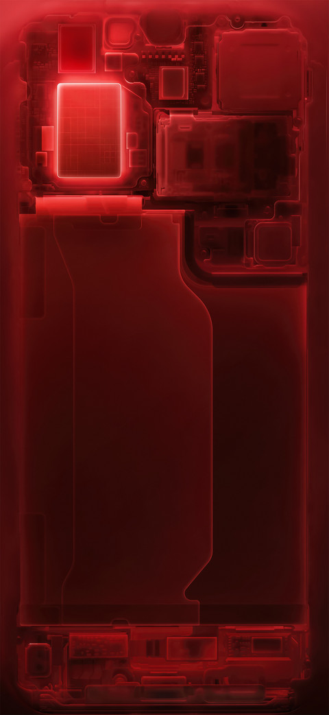 Xiaomi 18 Pro系列红色透明版定制壁纸 screenshot
