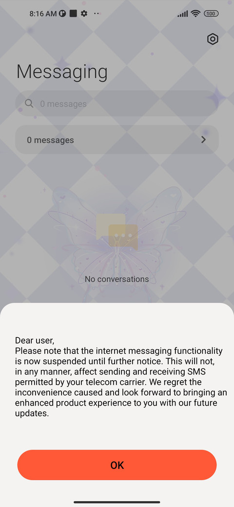 Purple butterfly screenshot