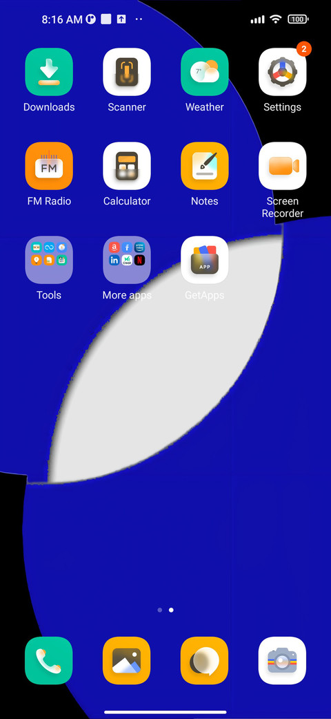 Blue Ui screenshot