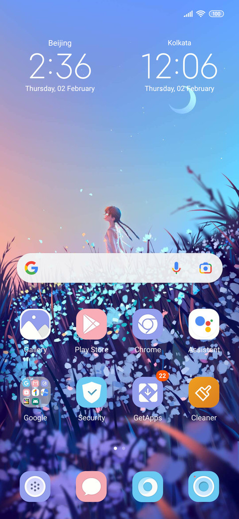 Floral scent screenshot