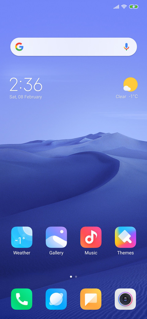 Minimalism screenshot